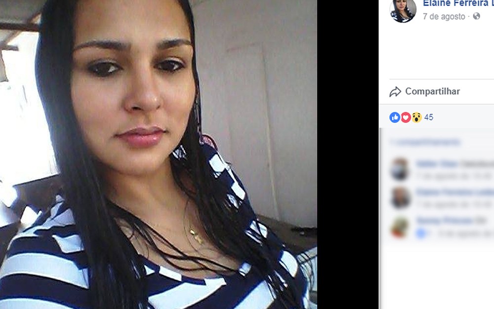 Elaine Ferreira Ledesma foi encontrada morta nessa terça-feira (5) (Foto: Facebook/Reprodução)