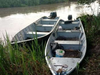 Em Jateí, PMA desmonta acampamento prende 2 pescando com petrechos ilegais no Parque das Várzeas do Rio Ivinhema