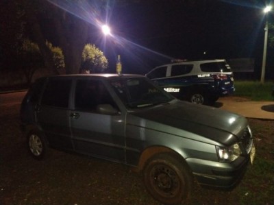 Embriagado, motorista é preso ao colidir em viatura da PM de Deodápolis