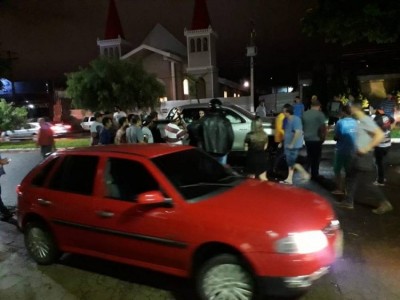 AGORA: Dois são metralhados no centro de Ponta Porã