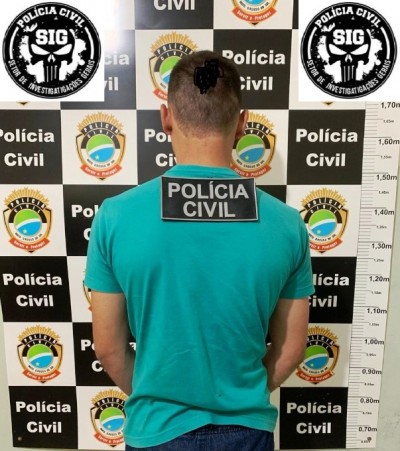 Jovem que filmou sexo com adolescente em Vicentina é preso pela Polícia Civil de Fátima do Sul