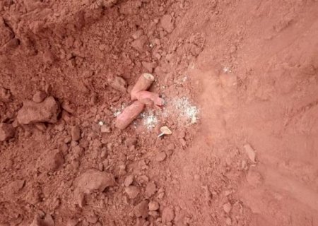 Em Vicentina, funcionários de usina encontram explosivos em estrada vicinal
