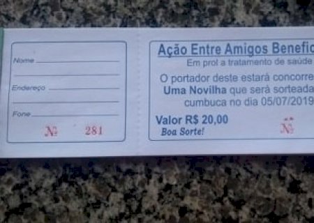 Rifa beneficente em prol a Andressa Porangaba está sendo vendida; Sorteio é sábado