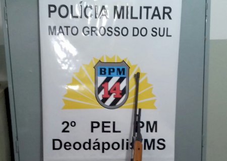 PM de Deodápolis encontra droga e arma na casa de acusado de violência doméstica