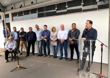 Deodápolis: Sanesul inaugura reservatório e município ganha novo sistema de esgotamento sanitário