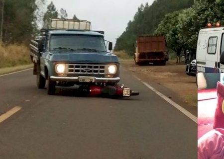Motociclista é atropelado por caminhonete e morre em Deodápolis