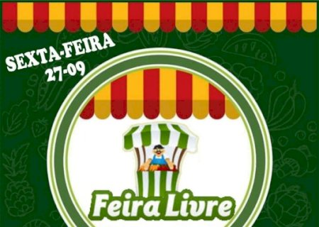 Feira Livre acontece nesta sexta-feira em Vicentina
