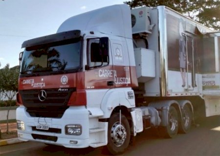 Carreta da Justiça atende quinta e sexta-feira em Vicentina
