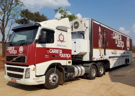 Carreta da Justiça atende em Jateí segunda e terça e Vicentina na quinta e sexta