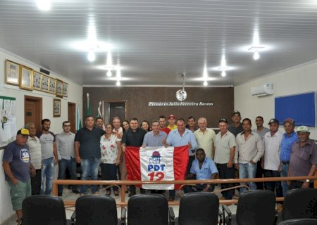 Oncinha se filia no PDT e anuncia pré-candidatura a Prefeito em Vicentina