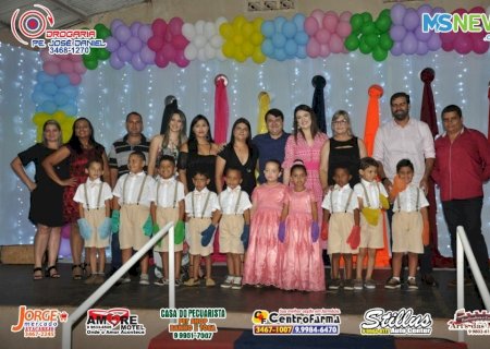 Veja as fotos da formatura do Pré II Escola Municipal José do Patrocínio (Vila Rica) e Extensão Chapeuzinho Vermelho (São José)