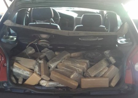 Dupla que pegou 200 quilos de maconha em Dourados é presa pela PM de Vicentina