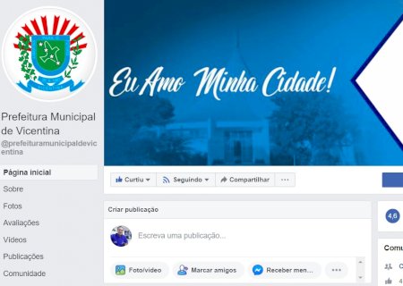 Prefeitura de Vicentina baixa decreto para atendimento ao público somente via telefone ou e-mail