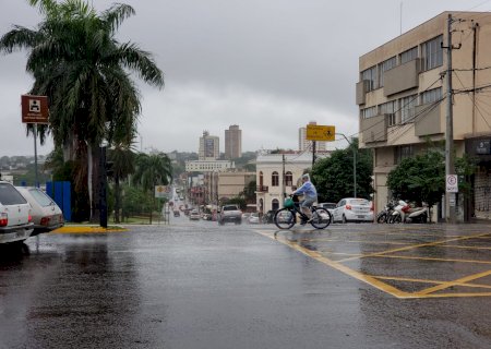 Frente fria se afasta e quinta-feira tem previsão de chuva e máxima de 34°C em MS