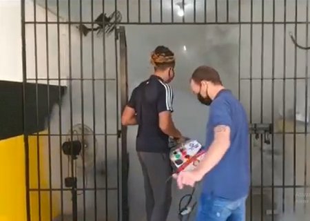 Prefeitura faz higienização com nebulizadores em combate à Covid-19 no Presídio feminino de Jateí