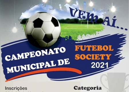 VEM AÍ: Campeonato Municipal de Futebol Society, veja como fazer as inscrições em Vicentina