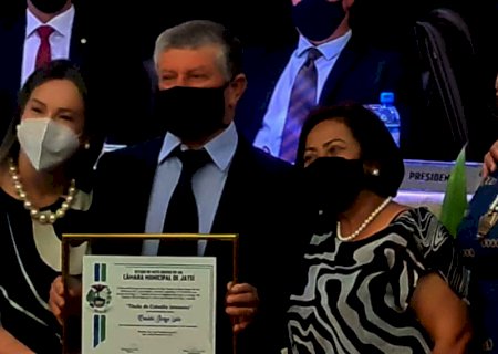 Depois de 62 anos em Jateí, Eraldo Jorge Leite recebe o título de Cidadão Jateiense