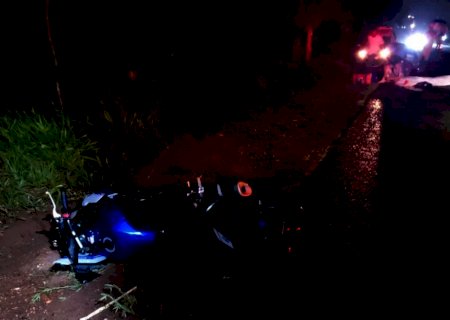 Motociclista morre ao atropelar vaca na MS-141 entre Ivinhema e Angélica