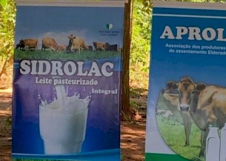 Marca de leite produzida em assentamento vai alimentar crianças de escolas em Sidrolândia
