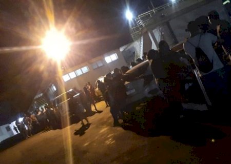 Vazamento de amônia deixa funcionários de frigorífico em Sidrolândia desmaiados e Bombeiros são acionados