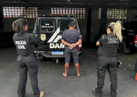 Em Fátima do Sul, polícia prende homem da moto vermelha que perseguia e tentava estuprar mulheres em Fátima do Sul