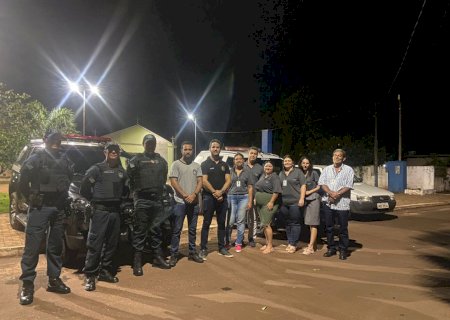 Polícia Civil, Polícia Militar e Conselho Tutelar, realizam nos estabelecimentos comerciais de Jateí campanha de orientação acerca da proibição de venda de bebidas alcoólicas e outras substâncias a menores de 18 anos