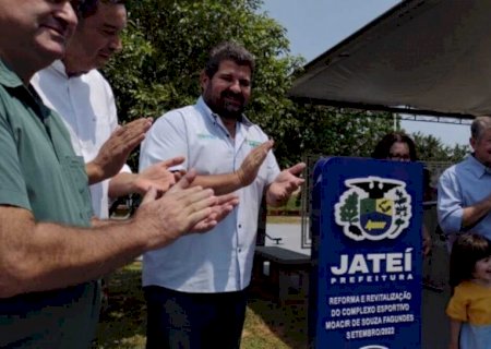 Entregas de obras e festividades reforçam parcerias de Jateí e governo estadual