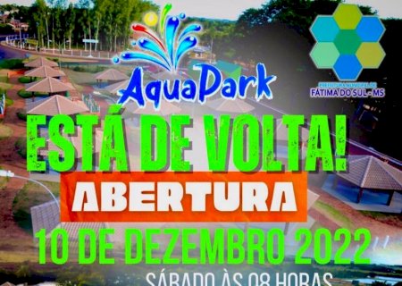 Aqua Park de Fátima do Sul abre temporada no dia 10