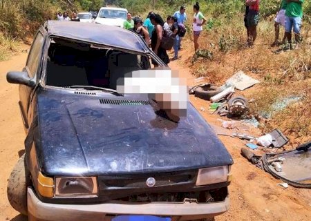 Motorista morre ap&oacute;s perder controle da dire&ccedil;&atilde;o e capotar ve&iacute;culo em Aquidauana