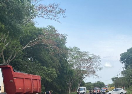 Identificado ciclista que morreu em acidente entre Vicentina e Fátima do Sul na BR-376