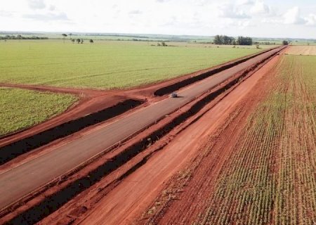 Em pavimentação, novo corredor vai interligar Fátima do Sul, Caarapó, Laguna e Ponta Porã