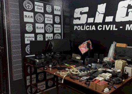 Polícia Civil de Fátima do Sul apreende 4 adolescentes acusados de furto na Fafs e recupera diversos objetos