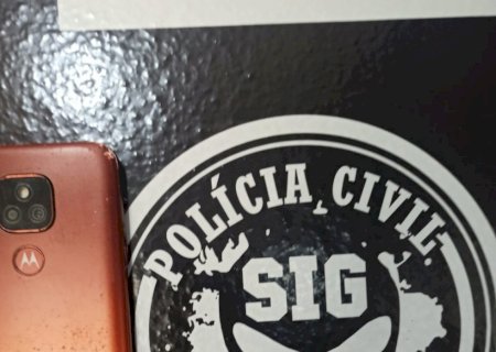 Polícia Civil de Fátima do Sul recupera celular furtado e identifica autor do crime