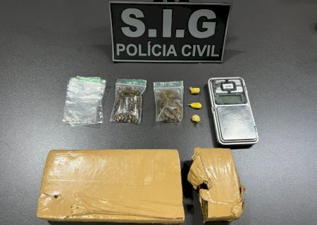 IVINHEMA: Quatro pessoas são presas em flagrante pela policia civil, dentre os crimes investigados então o trafico de drogas , receptação e furto