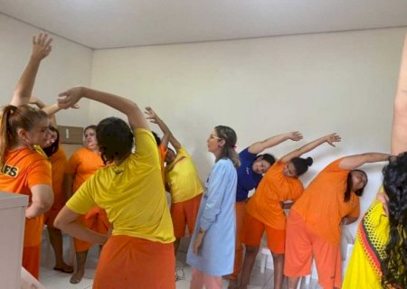 JATEÍ: Reeducandas recebem ações voltadas à saúde da mulher no trabalho