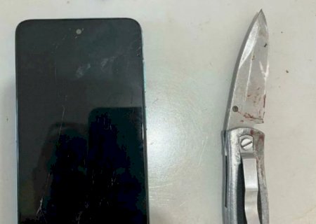 Jovem esfaqueado fica em estado grave e autor é preso em Chapadão do Sul