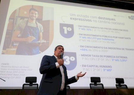 Com maior crescimento do país, governador defende agro sustentável em MS