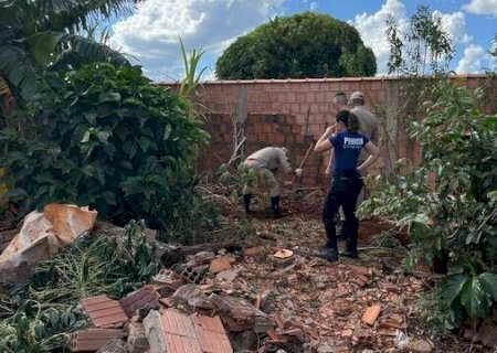 Ossada de pintor é achada no quintal de casa em Sidrolândia