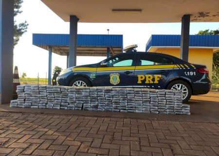 PRF apreende 246 Kg de cocaína em Sidrolândia