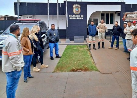 Cinco pessoas são presas durante operação contra furto de energia em Sidrolândia