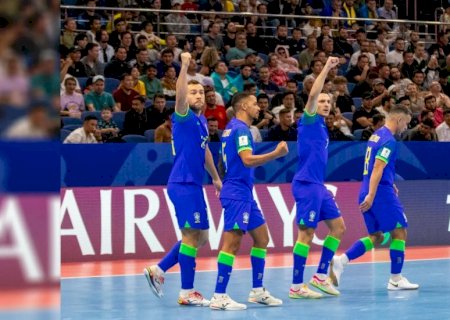 Com campo-grandense em quadra, Brasil supera Ucrânia e avança para a final