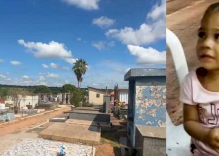 Familiares lotam cemitério em despedida de criança que morreu engasgada em Jardim; Conheça a água-pomba