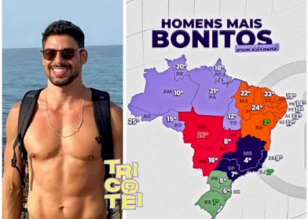 Perfil divulga ranking dos homens mais bonitos e MS fica em 16º