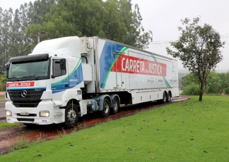 Carreta da Justiça vai atender gratuitamente população de Vicentina na quinta e sexta-feira>