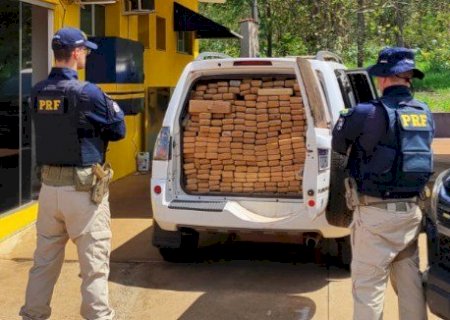 PRF apreende 1,5 tonelada de maconha em Três Lagoas (MS)>