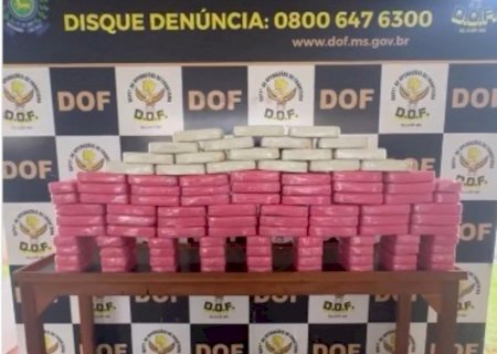 Cocaína avaliada em R$ 6,5 milhões é apreendida em Dourados na BR-463