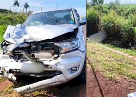 Entre Dourados e Caarapó, motociclista morre ao sair de salão de beleza e ser atingida por caminhonete na BR-163 