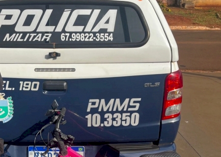 Homem vai preso após furtar bicicleta em Vicentina