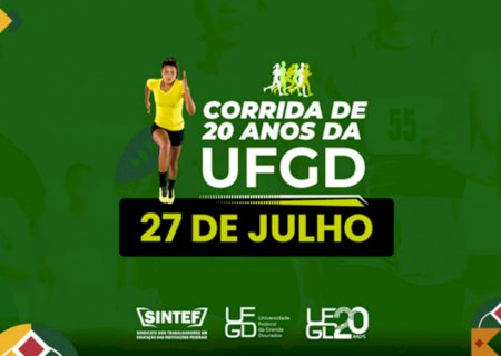 Corrida dos 20 anos da UFGD será realizada em 27 de julho