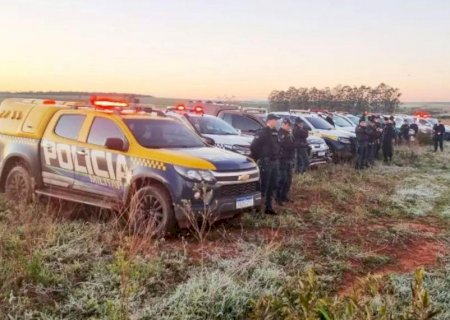 PM desocupa área invadida no Assentamento Vitória da Conquista para suposta comercialização de lotes em Tacuru